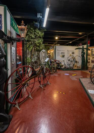 A museum filled with bicycles.